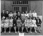Stockton - Schools - Schneider Vocational: students, June 1945 by Van Covert Martin