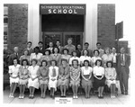 Stockton - Schools - Schneider Vocational: students, June 1948 by Van Covert Martin