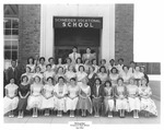 Stockton - Schools - Schneider Vocational: students, June 1954 by Van Covert Martin