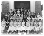 Stockton - Schools - Schneider Vocational: students, June 1956 by Van Covert Martin