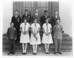 Stockton - Schools - Roosevelt: students, February 1928 by Van Covert Martin