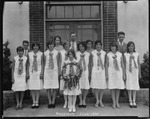 Stockton - Schools - Roosevelt: students, June 1930 by Van Covert Martin