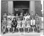 Stockton - Schools - Schneider Vocational: students, June 1946 by Van Covert Martin