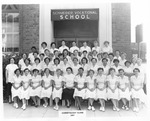 Stockton - Schools - Schneider Vocational: cosmetology class, June 1953 by Van Covert Martin