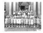Stockton - Schools - St. Agnes: second grade students, June 8, 1943 by Van Covert Martin