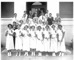 Stockton - Schools - Woodrow Wilson: students, June 1936 by Van Covert Martin
