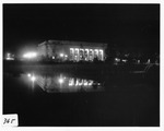 Auditoriums - Stockton: Civic Memorial on Center St. at night by Van Covert Martin