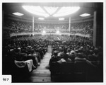 Auditoriums - Stockton: Interior view of Civic Memorial during a performance by Van Covert Martin