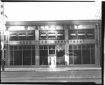 Automobile Industry and Trade - Stockton: E. Allen Test, used car department, exterior used car sales room by Van Covert Martin