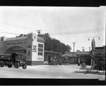 Automobile - Service Station - Stockton: Robinson & Lunt, automobile service station, corner of Miner and [Hunter St.? California St.?] by Van Covert Martin