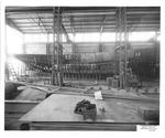 Shipbuilding Hickinbotham Bros.-Stockton- Tugboats under construction and completed, floating cranes, launching yards, and other activities at Hickinbotham Bros. shipbuilders by Van Covert Martin