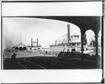 Steamboats-Stockton-steamer "Herald" docked near Stockton by Van Covert Martin