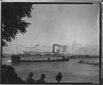 Steamboats-Stockton-unidentified river steamer by Van Covert Martin