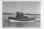 Tugboats-Stockton-miscellaneous view of U.S. Army Tugboat "Chistmas" on Stockton Channel by Van Covert Martin