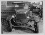 Traffic Accidents-Stockton-miscellaneous view of damaged automobiles, "Roosevelt" by Van Covert Martin