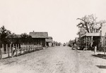 Stockton - Streets - 1850s - 1870s: Main St. near San Joaquin St., Wilkins Harness by Unknown