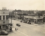Stockton - Streets - c.1930 - 1939: El Dorado St. at Weber Ave., looking southwest; Harbor Market by Unknown