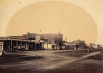 Stockton - Streets - 1850s - 1870s: Weber Ave. looking east between San Joaquin St. and Hunter St. by Unknown