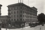 Stockton - Streets - c.1920 - 1929: Sutter St. and Market St. Clark Pharmacy by Unknown