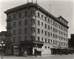 Stockton - Streets - c.1920 - 1929: Sutter St. and Market St. Clark Pharmacy, Hotel, Buffet by Unknown