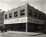 Stockton - Streets - c.1920 - 1929: L.D. Allen Inc Automobiles, N. San Joaquin St. and E. Miner Ave. by Unknown