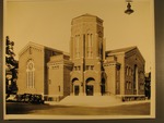 Stockton - Churches: First Christian Church, 400 N. Sutter St., corner of E. Lindsay St. by Van Covert Martin
