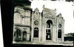 Stockton - Libraries: Stewart Memorial Library, Hunter St., Protection Hook and Ladder Society by Unknown
