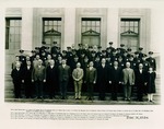Stockton - Police: Group portrait of Stockton Police Department, City Hall, Chief of Police C.W. Potter by Van Covert Martin