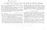 A New Top Notch for The Sons Of Daniel Boone. by John Muir