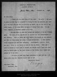 Letter from C[harles] S[prague] Sargent to John Muir, 1897 Oct 22. by Charles Sprague Sargent