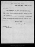 Letter from C[harles] S. Sargent to John Muir, 1897 Jan 2. by Charles Sprague Sargent