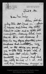 Letter from Gifford Pinchot to John Muir, 1894 Apr 8. by Gifford Pinchot