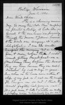 Letter from John Muir to [Annie] Wanda & Helen [Muir], 1896 jun 11. by John Muir