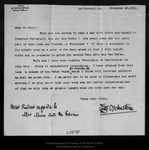 Letter from E. McD Johnstone to John Muir, 1894 Nov 20. by E McD Johnstone