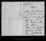 Letter from Mary Sargent to [Robert Underwood] Johnson, [1894 ?] Dec 8. by Mary Sargent