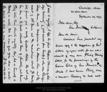 Letter from Edwin H. Abbot to John Muir, 1896 Sep 19. by Edwin H. Abbot