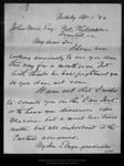 Letter from Alfred Stebbins to John Muir, 1894 Apr 1. by Alfred Stebbins