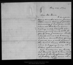 Letter from Katharine M[errill] Graydon to John Muir, 1894 May 2. by Katharine M[errill] Graydon