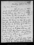 Letter from John Muir to [John] Bidwell, 1896 Apr 15. by John Muir