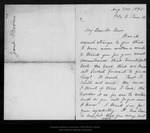 Letter from Janet D[ouglass] Moores to John Muir, 1895 Aug 31. by Janet D[ouglass] Moores