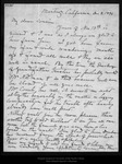 Letter from John Muir to [Margaret Hay Lunam], 1896 Dec 8. by John Muir