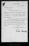 Letter from Earl Marble to John Muir, 1895 Dec 19. by Earl Marble