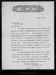 Letter from A [lexander] W. Drake to John Muir, 1895 Mar 7. by A [lexander] W. Drake