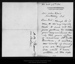 Letter from Alexander Blair Thaw to John Muir, [ca. 1895]. by Alexander Blair Thaw