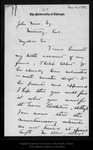 Letter from Robert Herrick to John Muir, 1896 Nov 21. by Robert Herrick