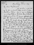 Letter from John Muir to [Robert Underwood] Johnson, 1896 Feb 6. by John Muir