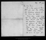 Letter from Sidney V. Smith to John Muir, 1896 Feb 8. by Sidney