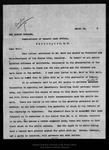 Letter from Warren Olney to Binger Harmann, 1899 Mar 22. by Warren Olney