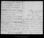 Letter from Wanda [Muir] to [John Muir], 1898 Nov 8. by Wanda [Muir]
