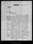 Letter from R[obert] U[nderwood] Johnson to John Muir, 1898 Mar 15. by R[obert] U[nderwood] Johnson